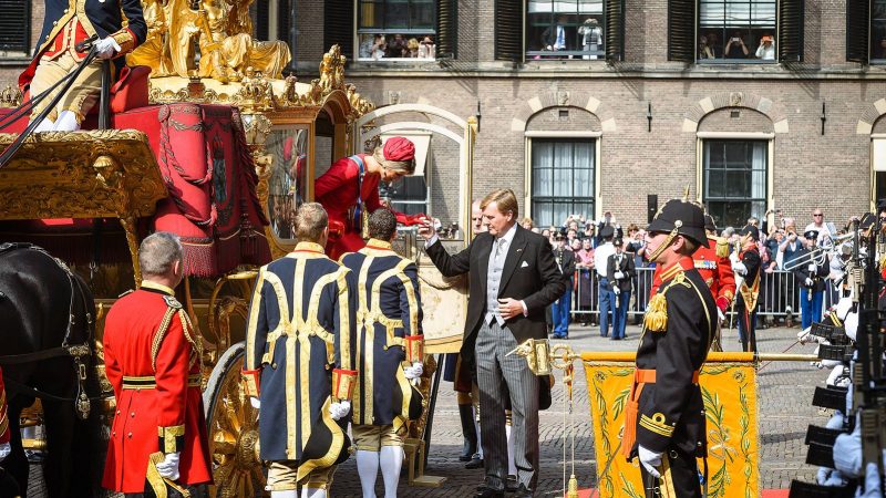 이번주 화요일 (9월 17일), Prisjesdag 네덜란드의 왕을 볼 수 있는 루트
